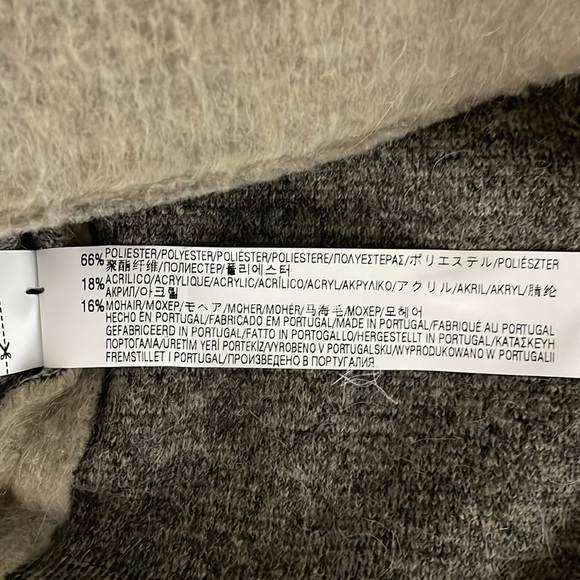 Zara Knit Mohair Blend Pencil Skirt High Waisted Camel Size Small Neutral NWT - Picture 7 of 10